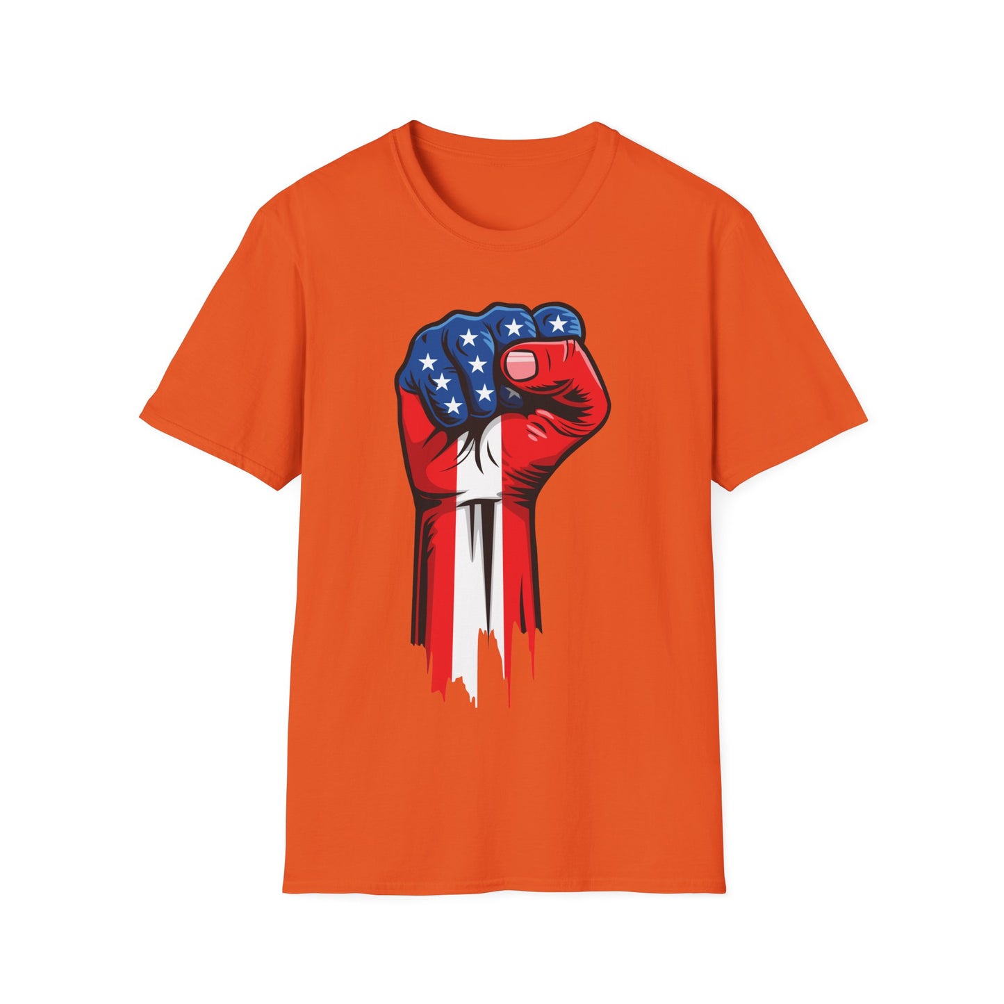 American Painted Hand – Patriotic Protest & Democracy T-Shirt