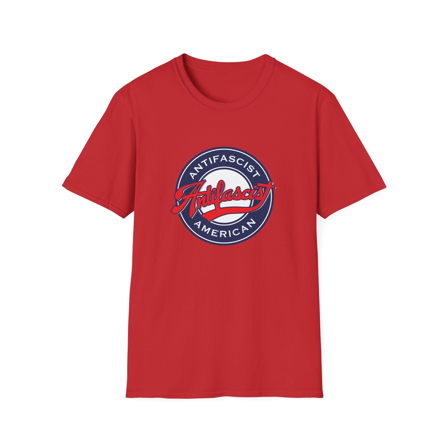 Antifascist American Baseball T-shirt