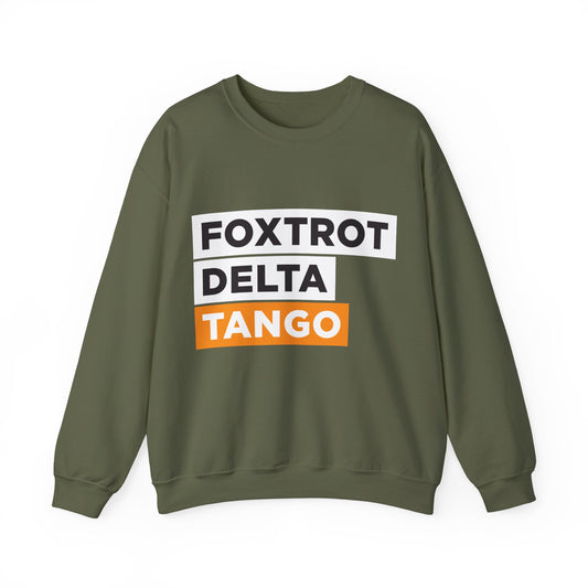Foxtrot Delta Tango FDT Protest Code – Pro-Democracy Sweatshirt
