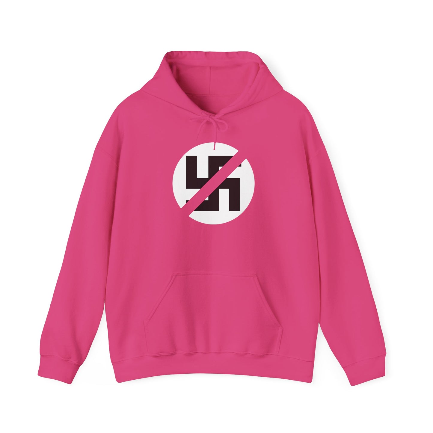 Sweat à capuche anti-nazi – Sweat-shirt unisexe de protestation antifasciste – Vêtements pour militants pro-démocratie pour les droits civiques et les mouvements politiques