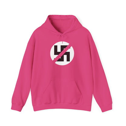 Sweat à capuche anti-nazi – Sweat-shirt unisexe de protestation antifasciste – Vêtements pour militants pro-démocratie pour les droits civiques et les mouvements politiques