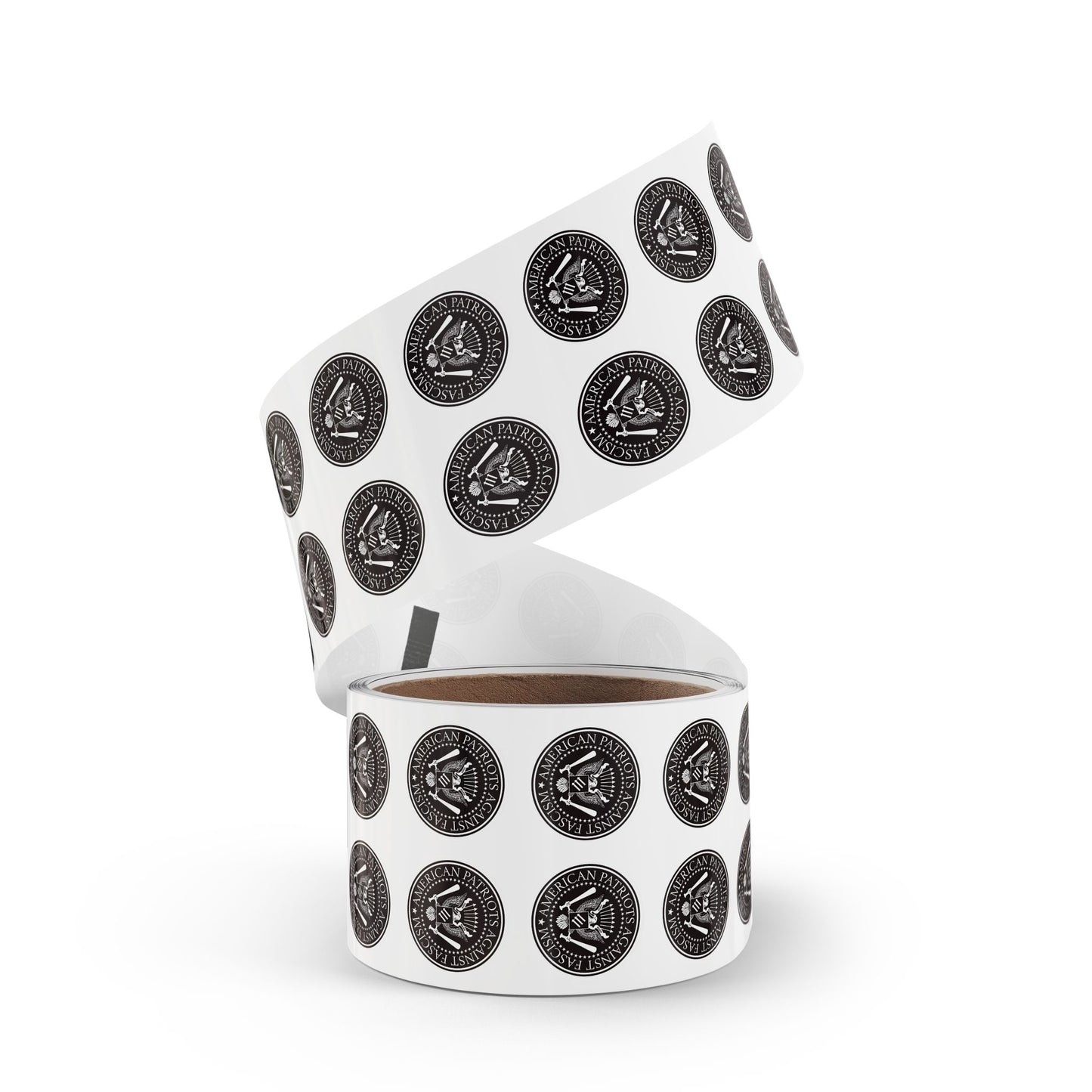 American Patriots Against Fascism Round Sticker Label Rolls