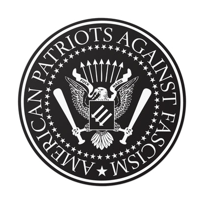 American Patriots Against Fascism – Round Vinyl Sticker