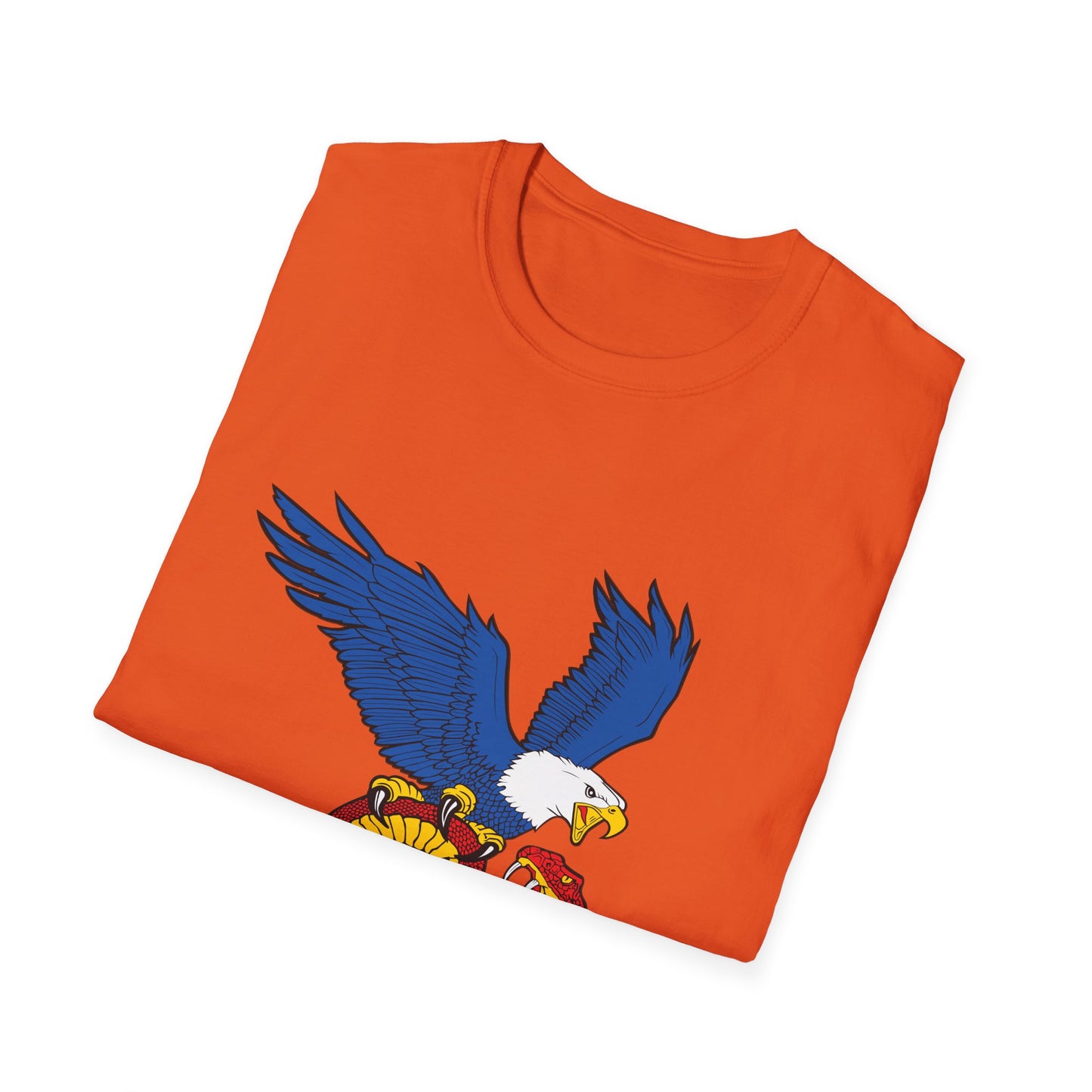 Democracy Eagle vs Fascist Snake – Pro-Democracy Graphic T-Shirt