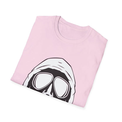 Hooded Antifa Gasmask Three Arrows T-shirt