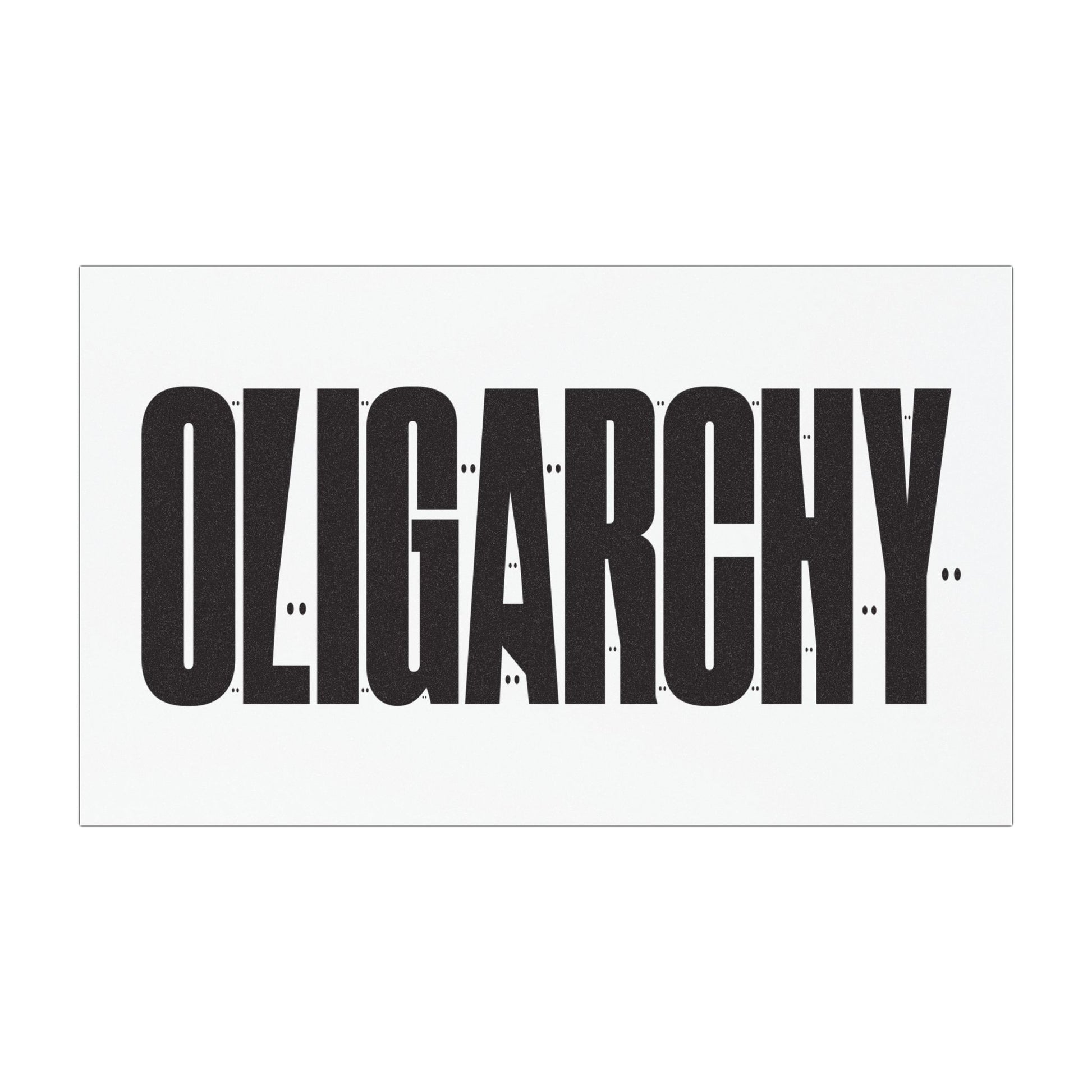 Oligarchy 👻 - Car Magnet