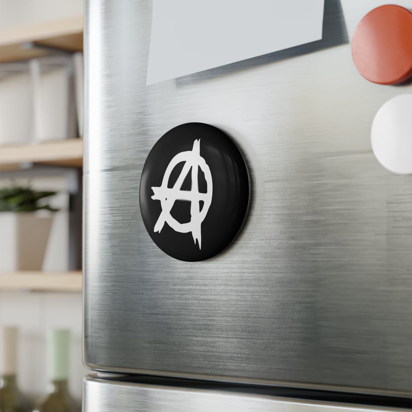Anarchy - Round Button Magnet
