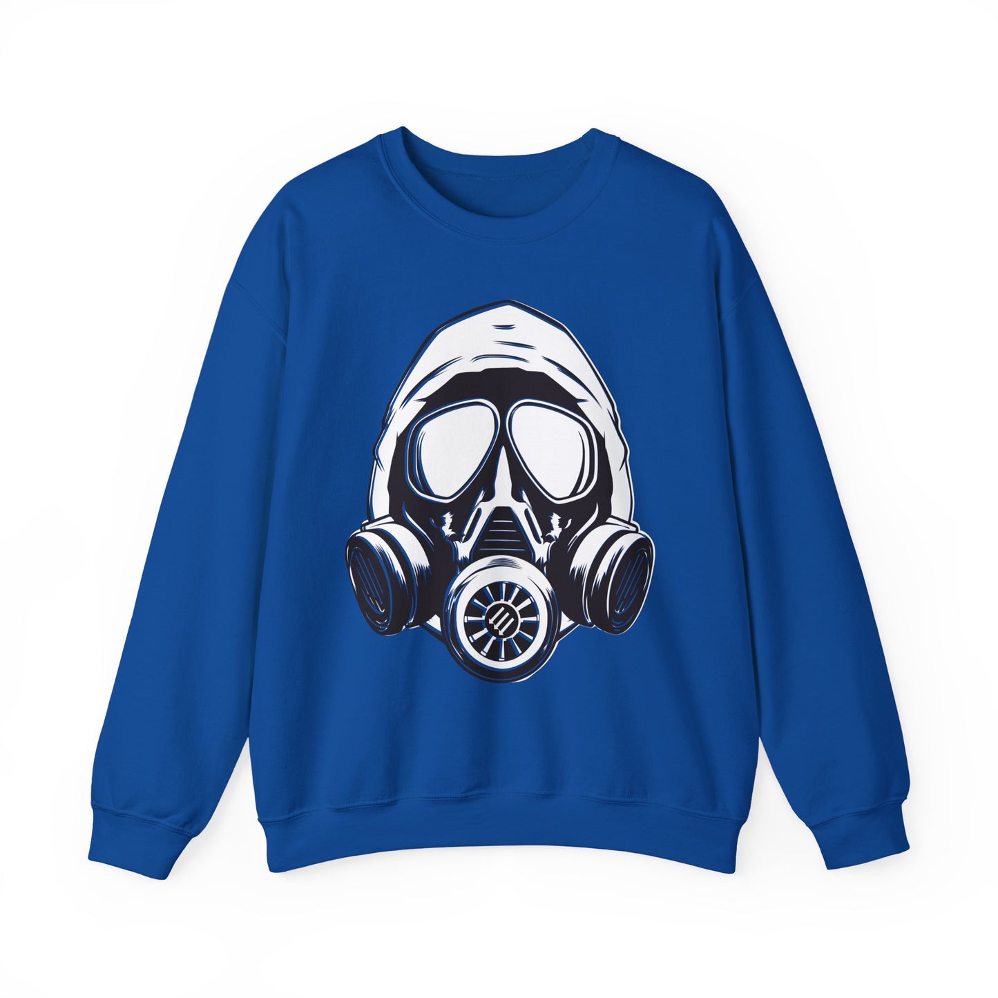 Hooded Antifa Gasmask Three Arrows - Sweatshirt