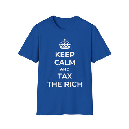 T-shirt « Gardez votre calme et taxez les riches »