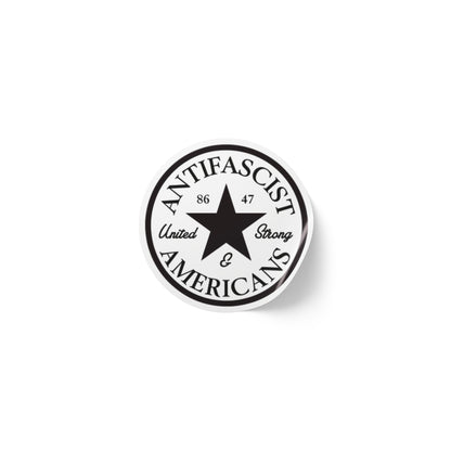 Antifascist Americans Round Sticker Label Rolls