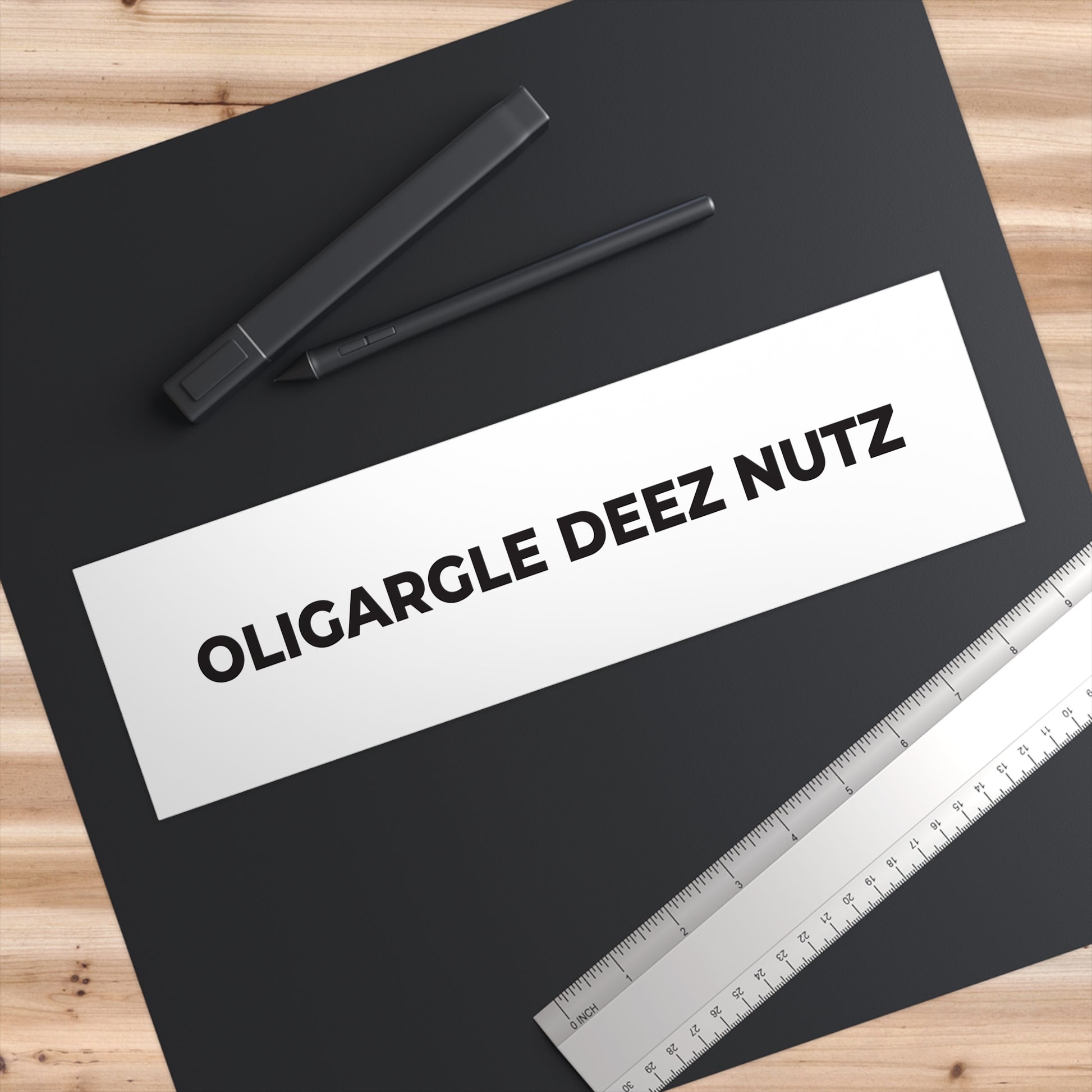 Oligargle Deez Nutz - Bumper Stickers - Free Oppression
