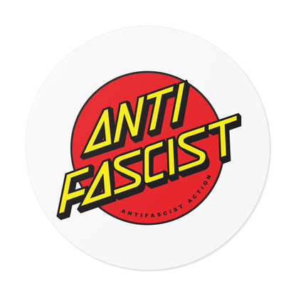 Antifascist Action – Round Vinyl Sticker