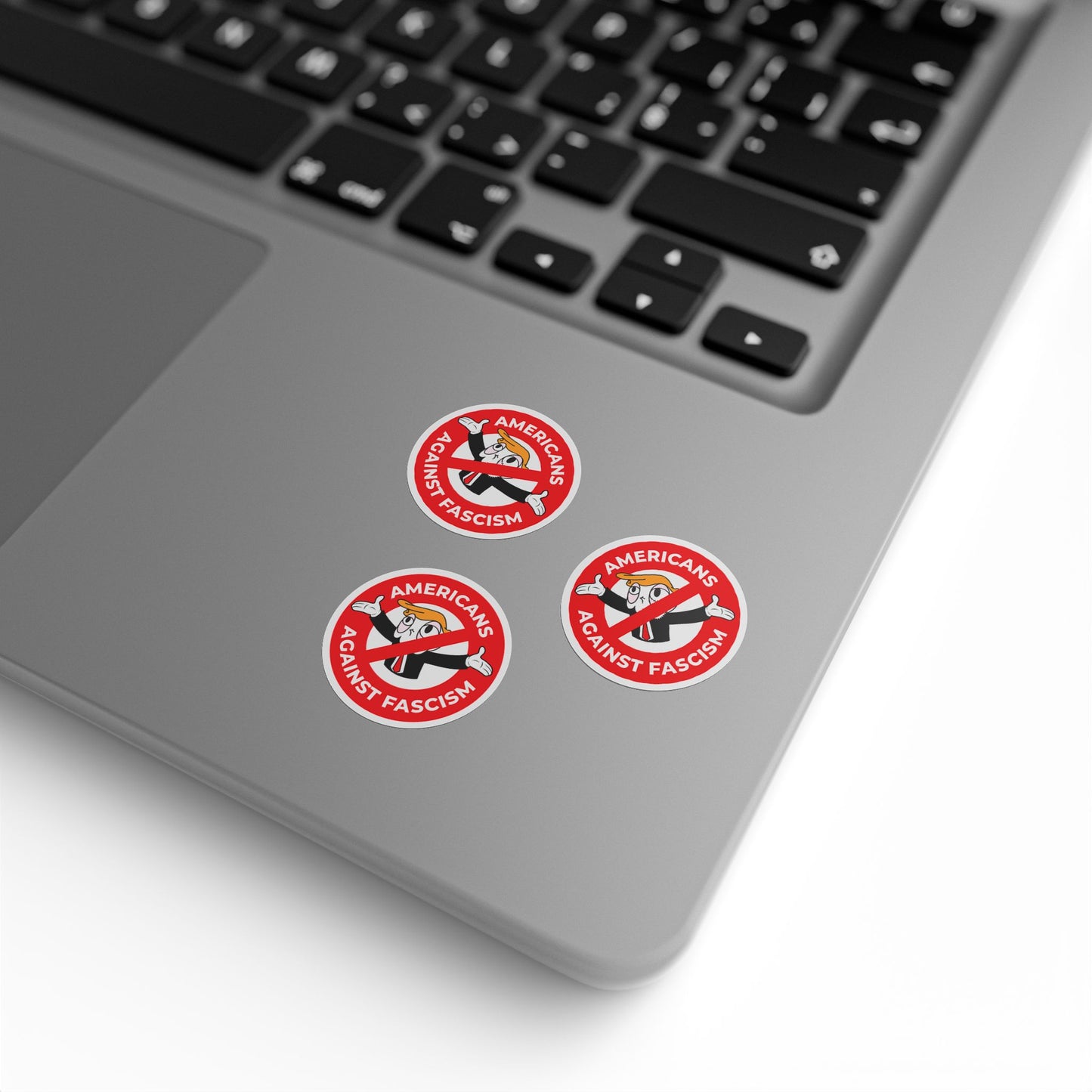 Americans Against Fascism Round Sticker Label Rolls Bulk