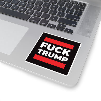 Fuck Trump - Square Stickers - Free Oppression