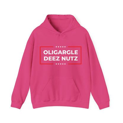 Oligargle Deez Nutz – Satire Hoodie