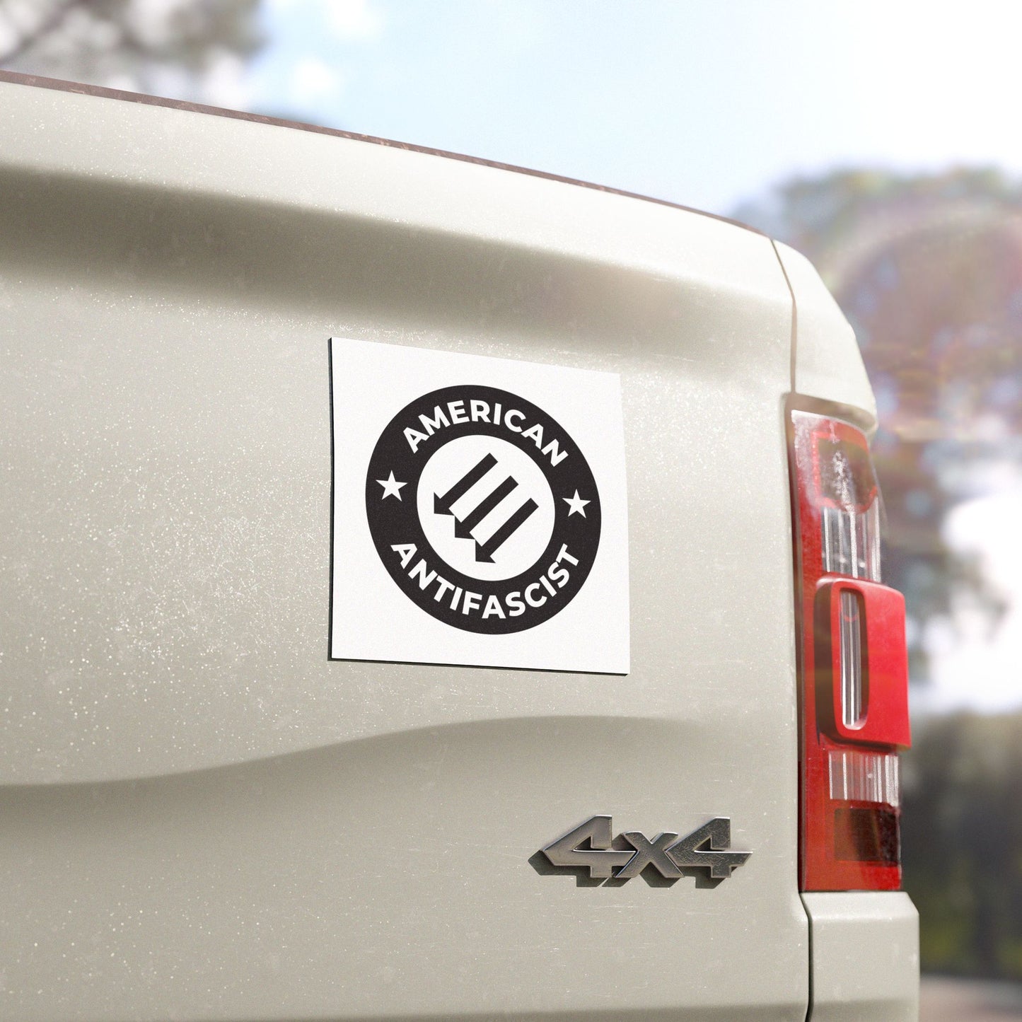 Antifasciste américain - Aimant pour voiture