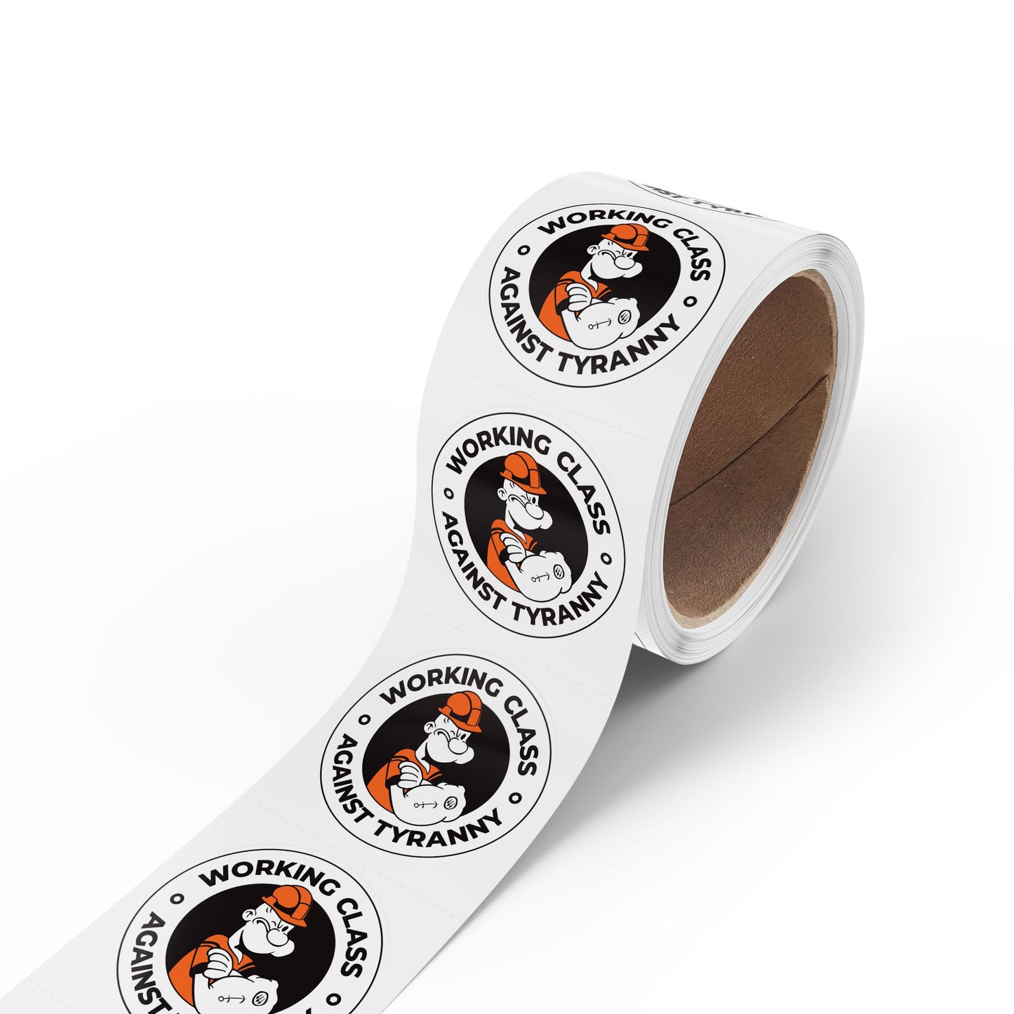 Working Class Against Tyranny – Round Sticker Roll