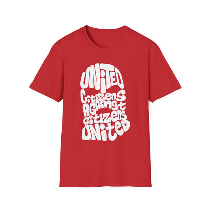 T-shirt cagoule « Citoyens unis contre les citoyens unis »