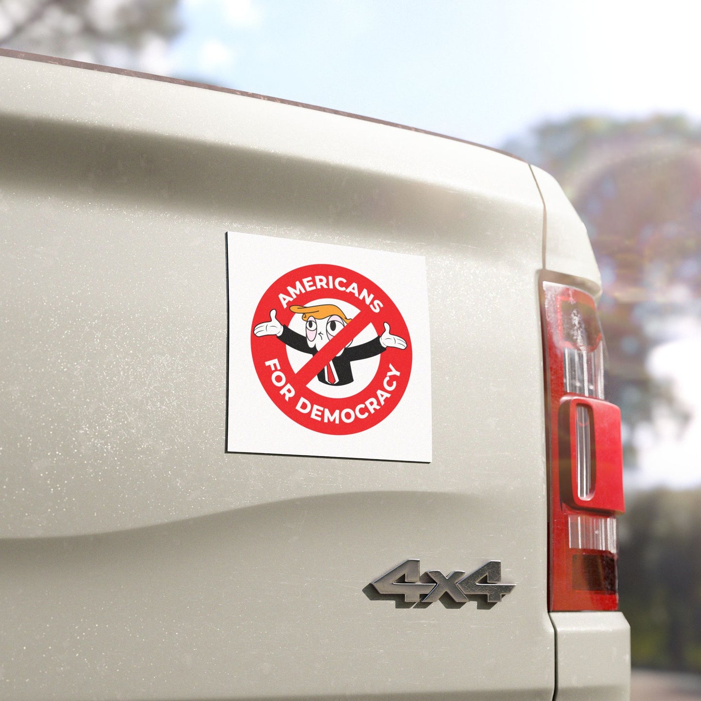 Américains pour la démocratie - Aimant pour voiture