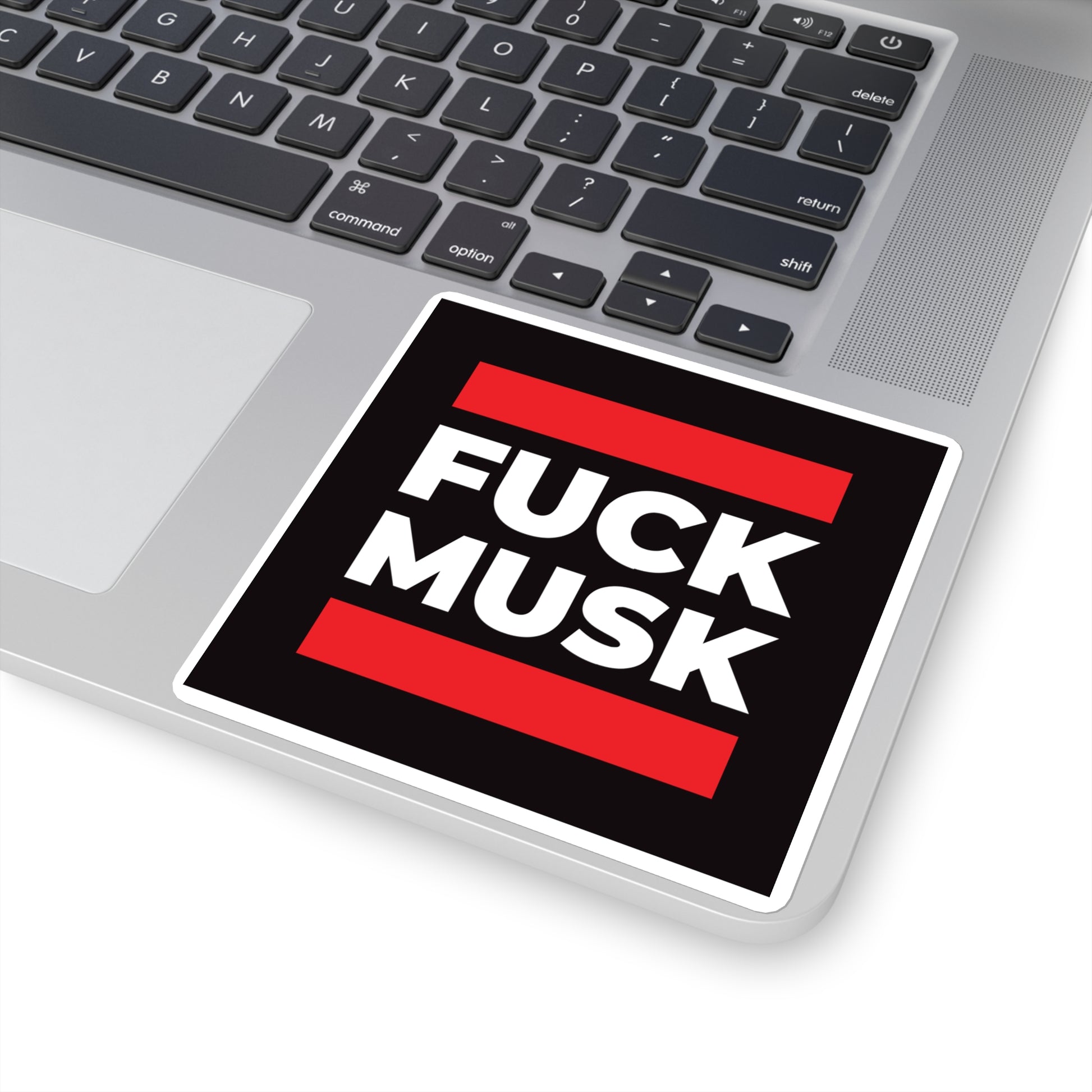 Fuck Musk - Square Stickers - Free Oppression