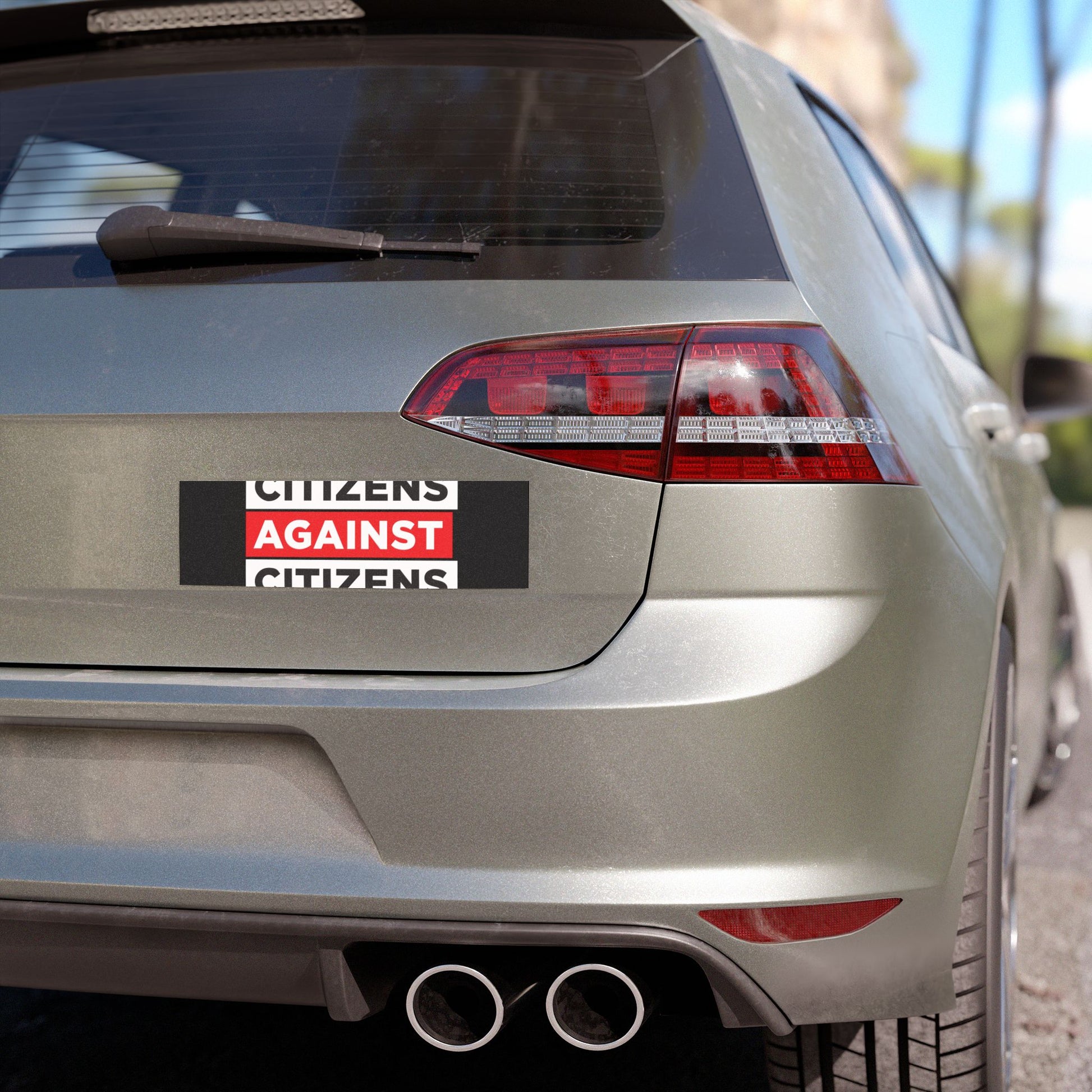 United Citizens Against Citizens United - Car Magnet - Free Oppression