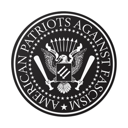 American Patriots Against Fascism – Round Vinyl Sticker