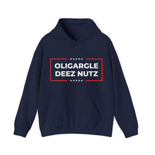 Oligargle Deez Nutz – Satire Hoodie