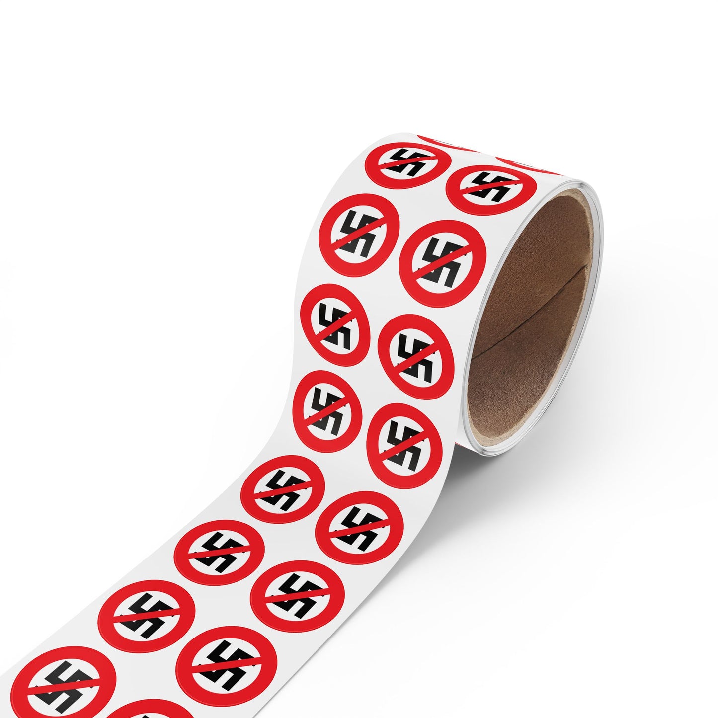 Rouleaux d'étiquettes autocollantes rondes anti-nazis