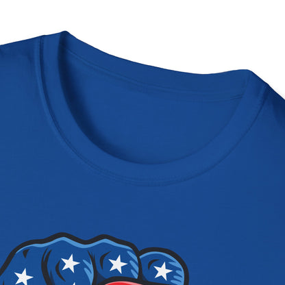 American Painted Hand – Patriotic Protest & Democracy T-Shirt