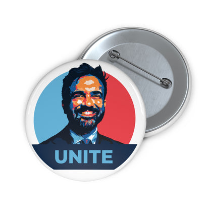 Zohran Mamdani Unite - Pin Button