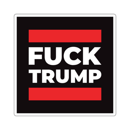 Fuck Trump - Square Stickers - Free Oppression