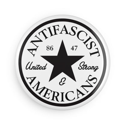 Américains antifascistes - Aimants ronds - 1 et 10 pièces - Pro-démocratie et anti-autoritarisme