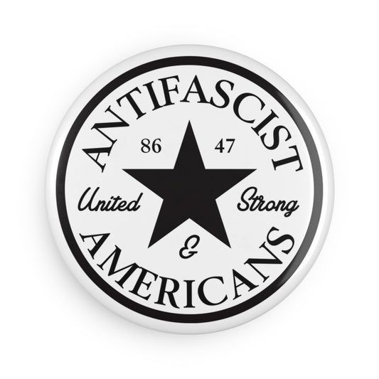 Américains antifascistes - Aimants ronds - 1 et 10 pièces - Pro-démocratie et anti-autoritarisme