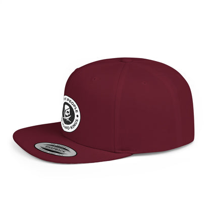We The People Bow To No Kings – Flat Bill Snapback Hat
