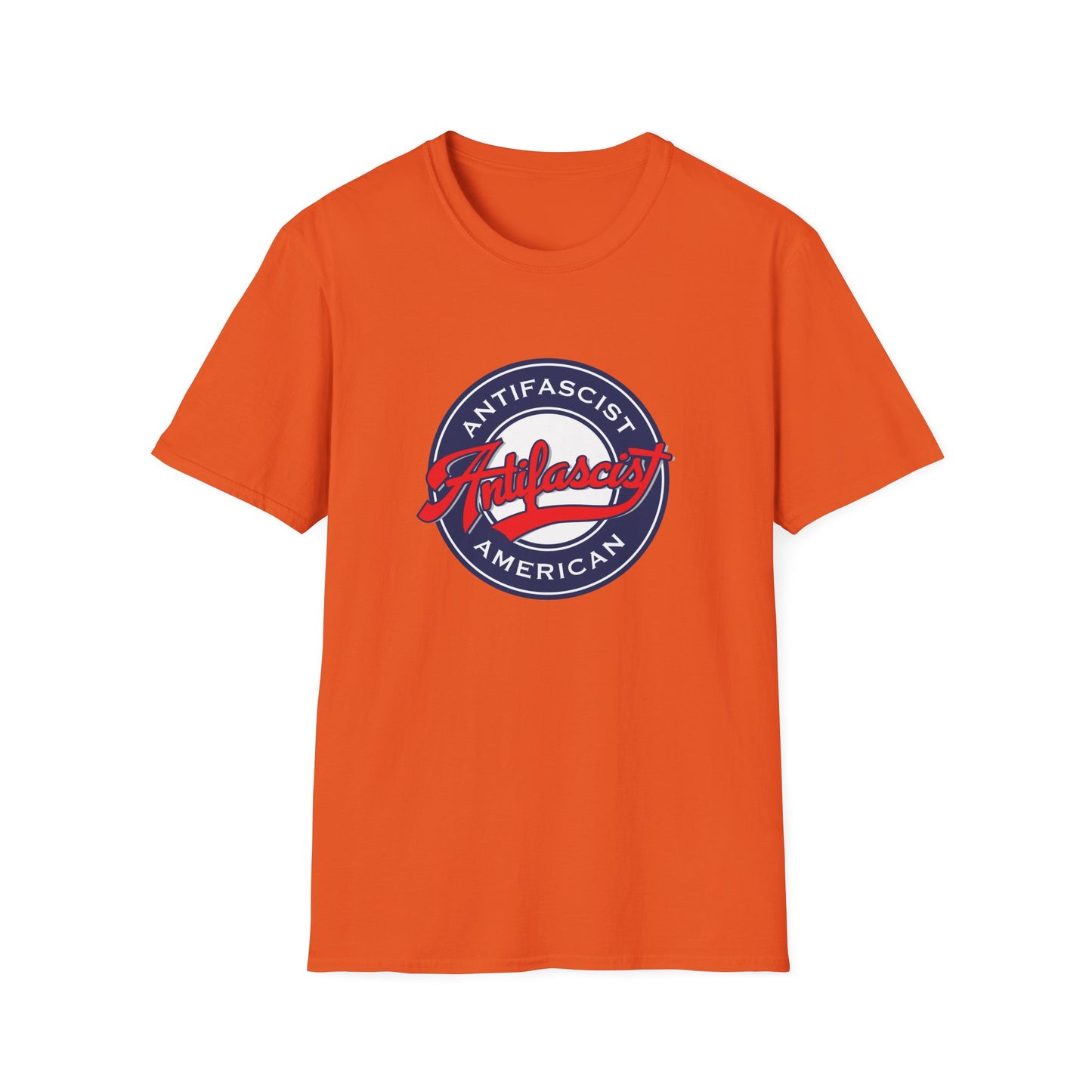 Antifascist American Baseball T-shirt