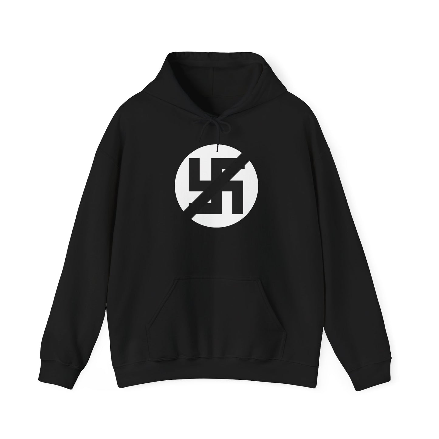 Sweat à capuche anti-nazi – Sweat-shirt unisexe de protestation antifasciste – Vêtements pour militants pro-démocratie pour les droits civiques et les mouvements politiques