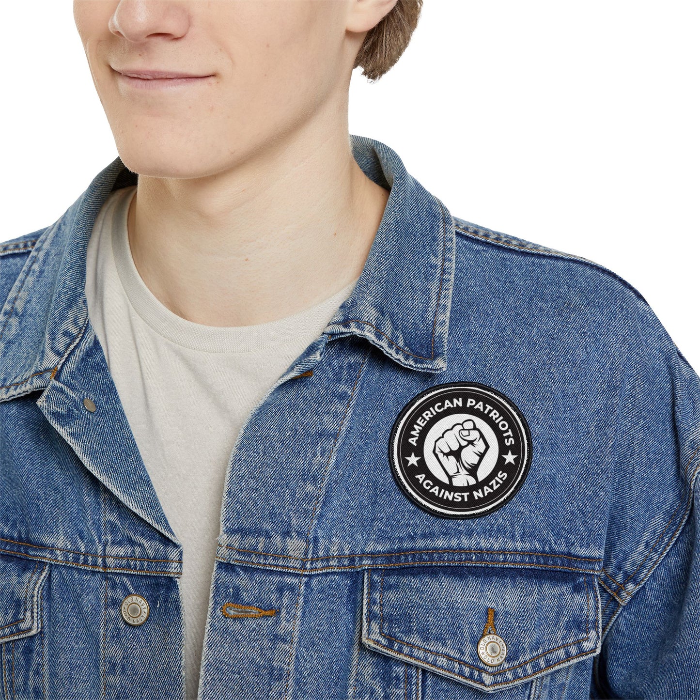 Patriotes américains contre les nazis - Patch thermocollant