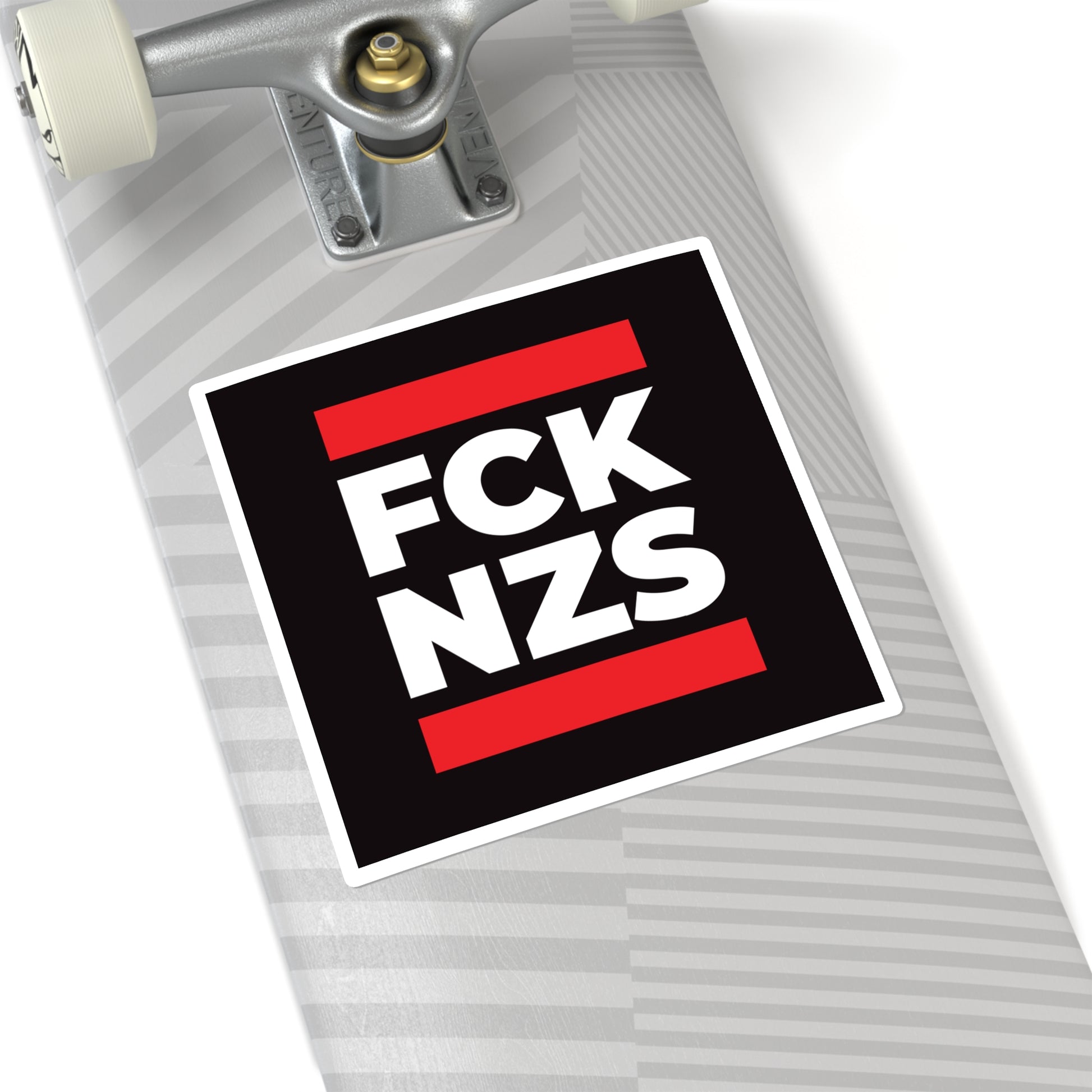 FCK NZS - Square Stickers - Free Oppression
