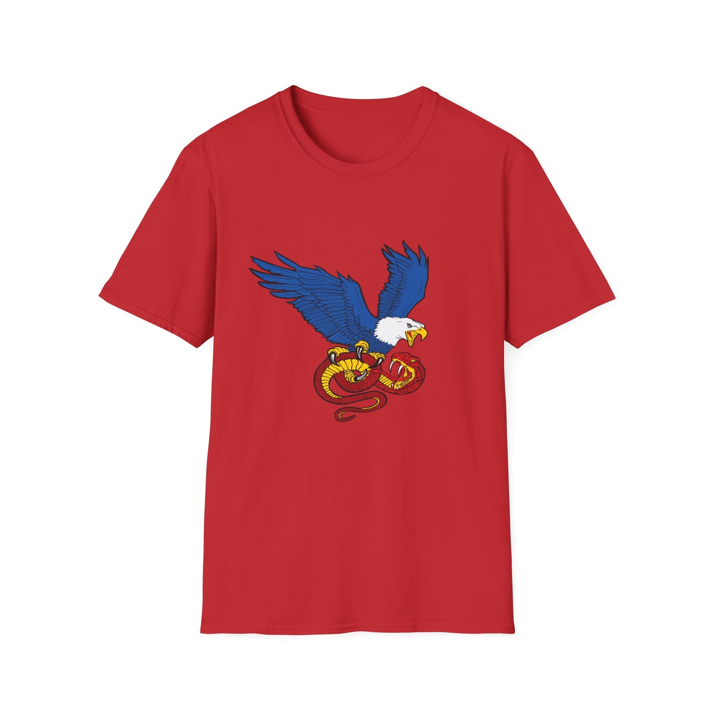 Democracy Eagle vs Fascist Snake – Pro-Democracy Graphic T-Shirt