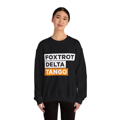 Foxtrot Delta Tango FDT Protest Code – Pro-Democracy Sweatshirt