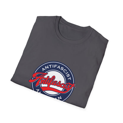 Antifascist American Baseball T-shirt