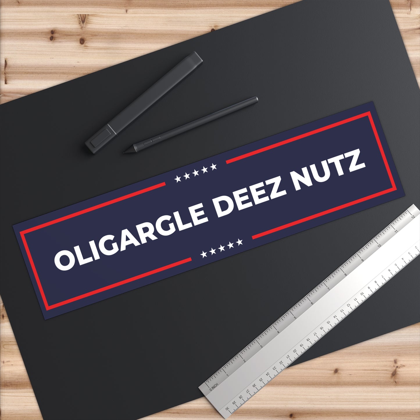 Oligargle Deez Nutz - Autocollants pour pare-chocs