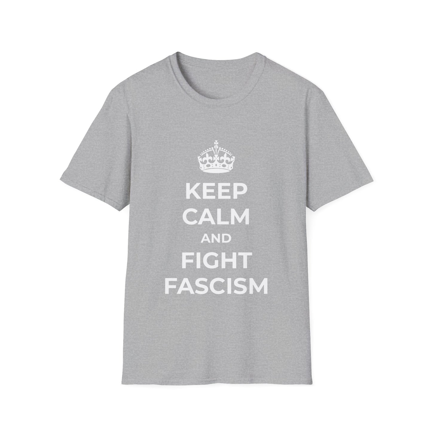 Keep Calm and Fight Fascism – Anti-Fascist T-Shirt