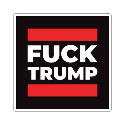 Fuck Trump - Square Stickers - Free Oppression