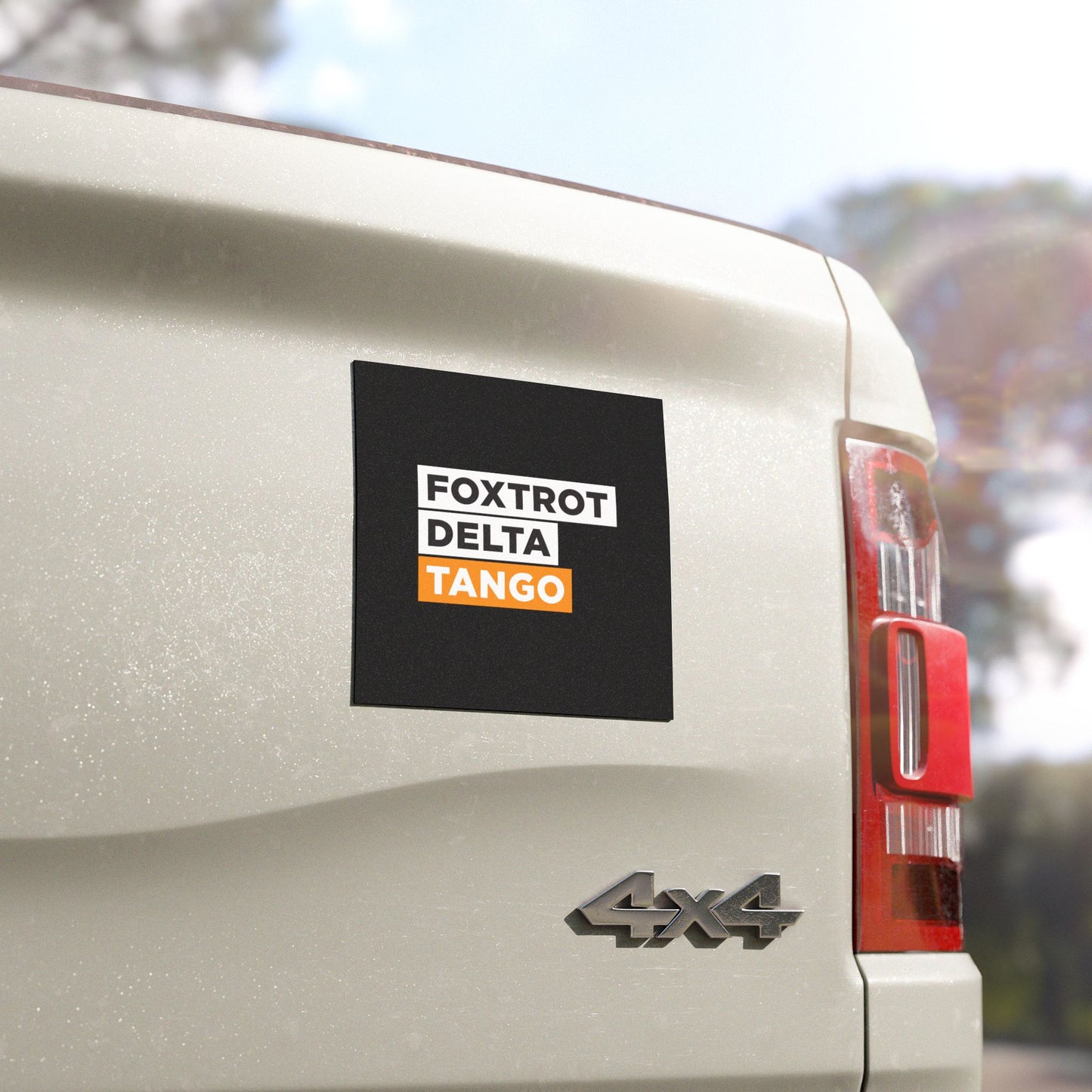 Foxtrot Delta Tango - Car Magnet