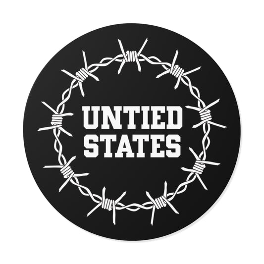 Untied States - Round Vinyl Stickers