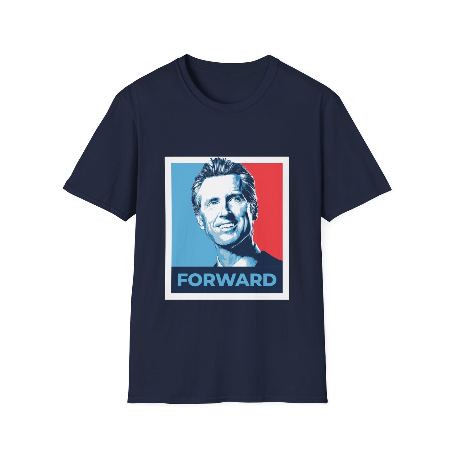 Gavin Newsom Forward – Pro-Democracy Campaign T-Shirt