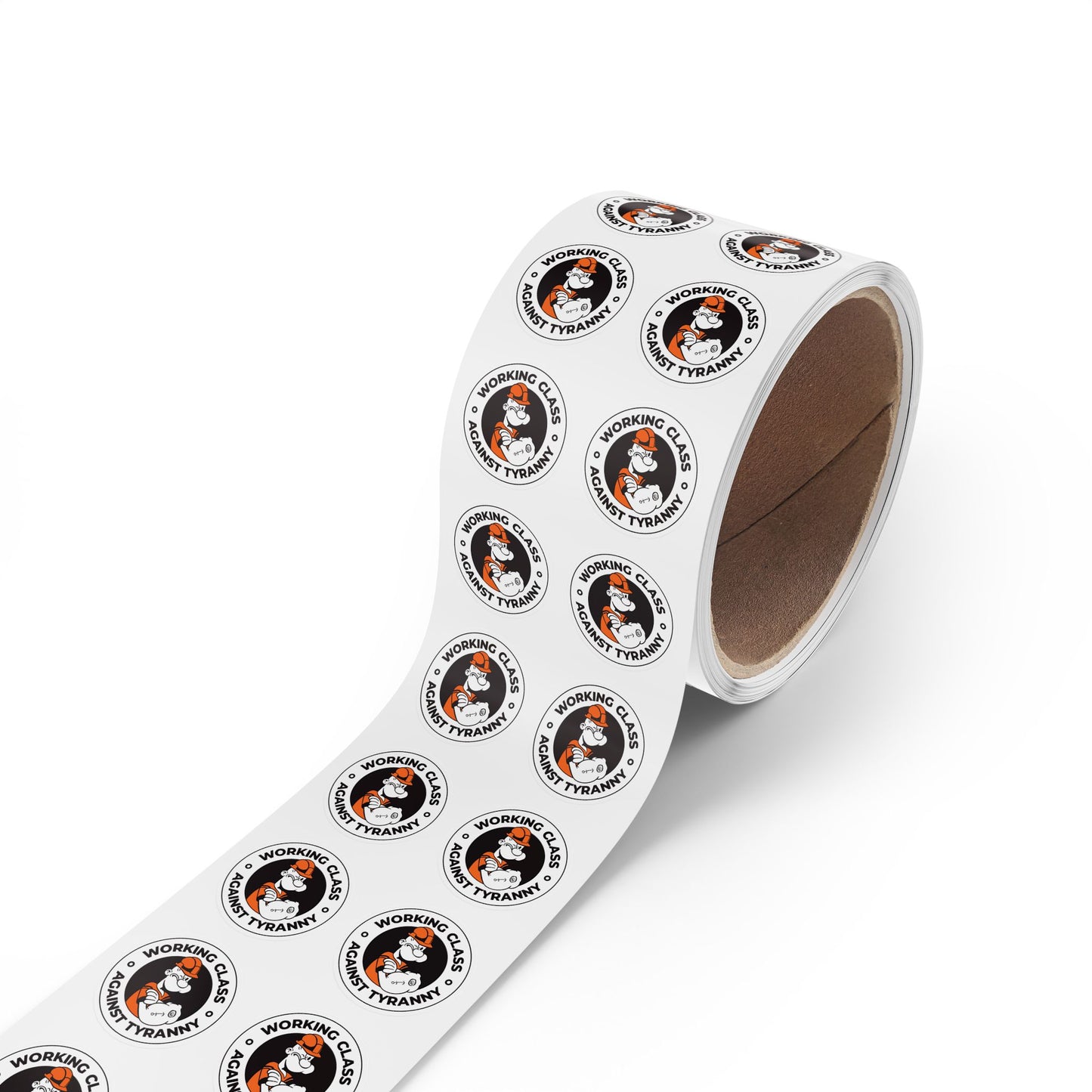 Working Class Against Tyranny – Round Sticker Roll
