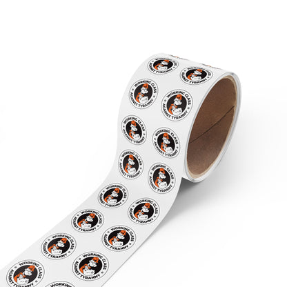 Working Class Against Tyranny – Round Sticker Roll