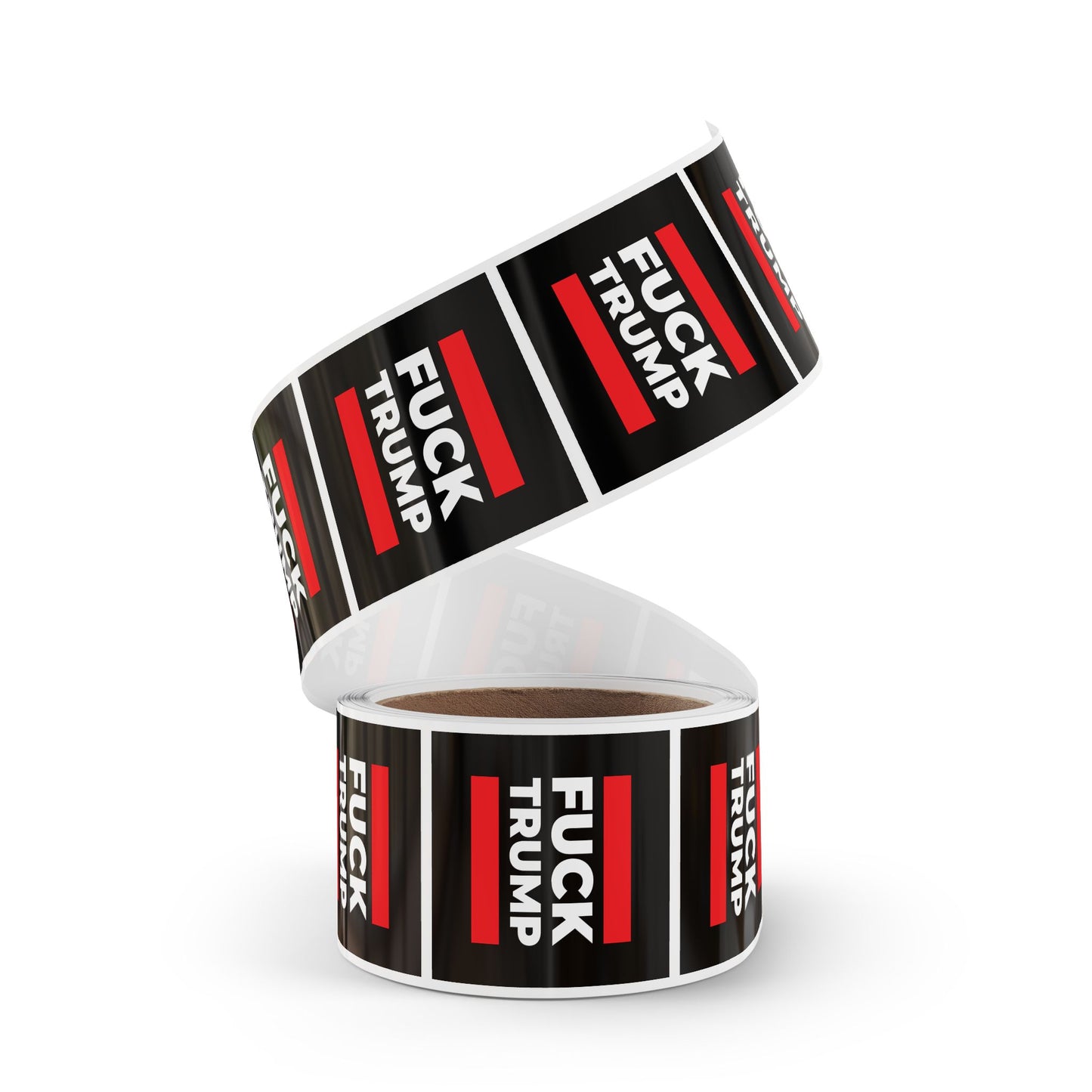 Fuck Trump - Sticker Rolls - Antifascist No Kings Protest Decal